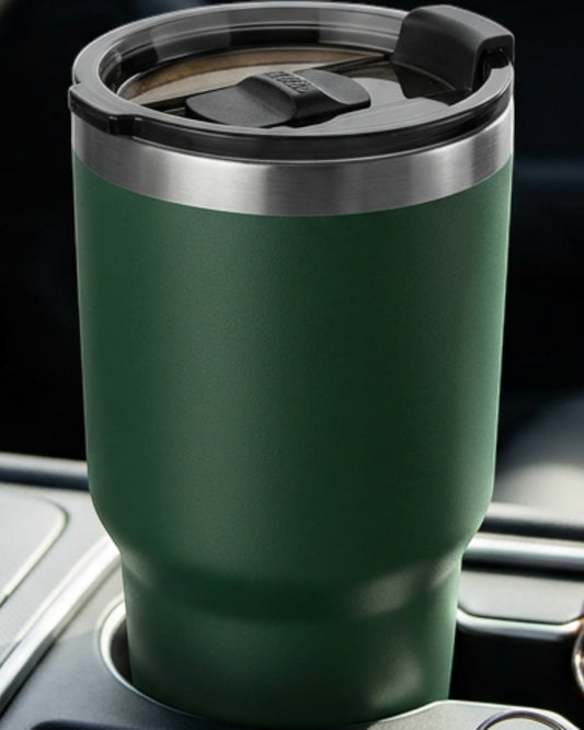 Nivt Forest Green Travel Tumbler 20 oz Slider Lid