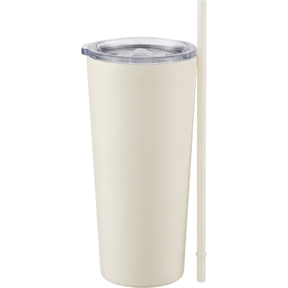 Nivt Ivory Insulated Tumbler 24 oz Straw Lid